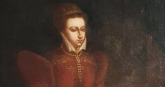 Oil painting of Mary Queen of Scots attributed to Federico Zuccaro